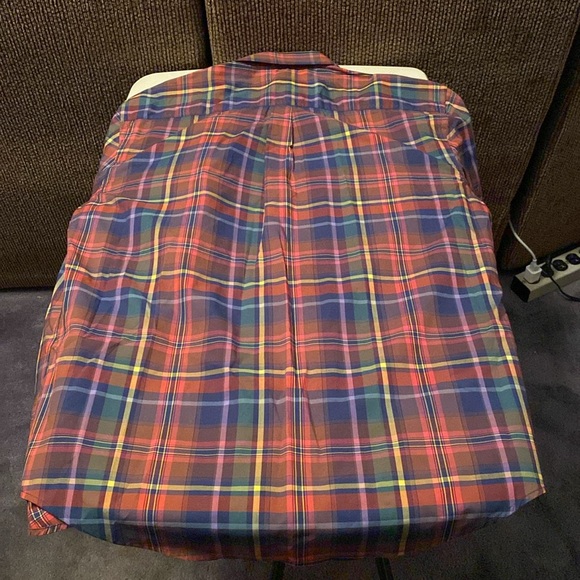 Bugatchi Long sleeve button down dress shirt. Color: Multi. Size: M - Picture 2 of 5